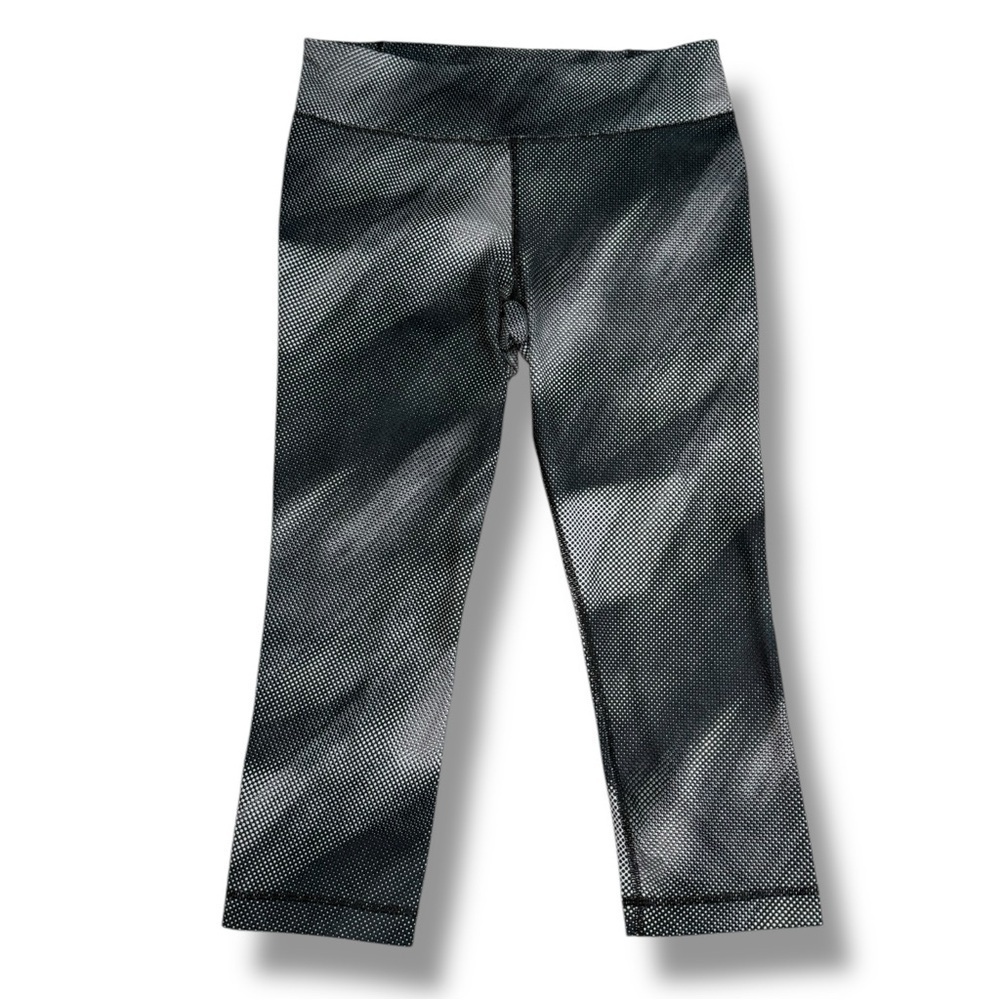Under Armour Women’s Power Up Printed Capri Black/Gray Size Small